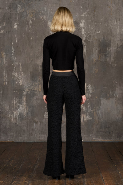 Wool Lace Pants