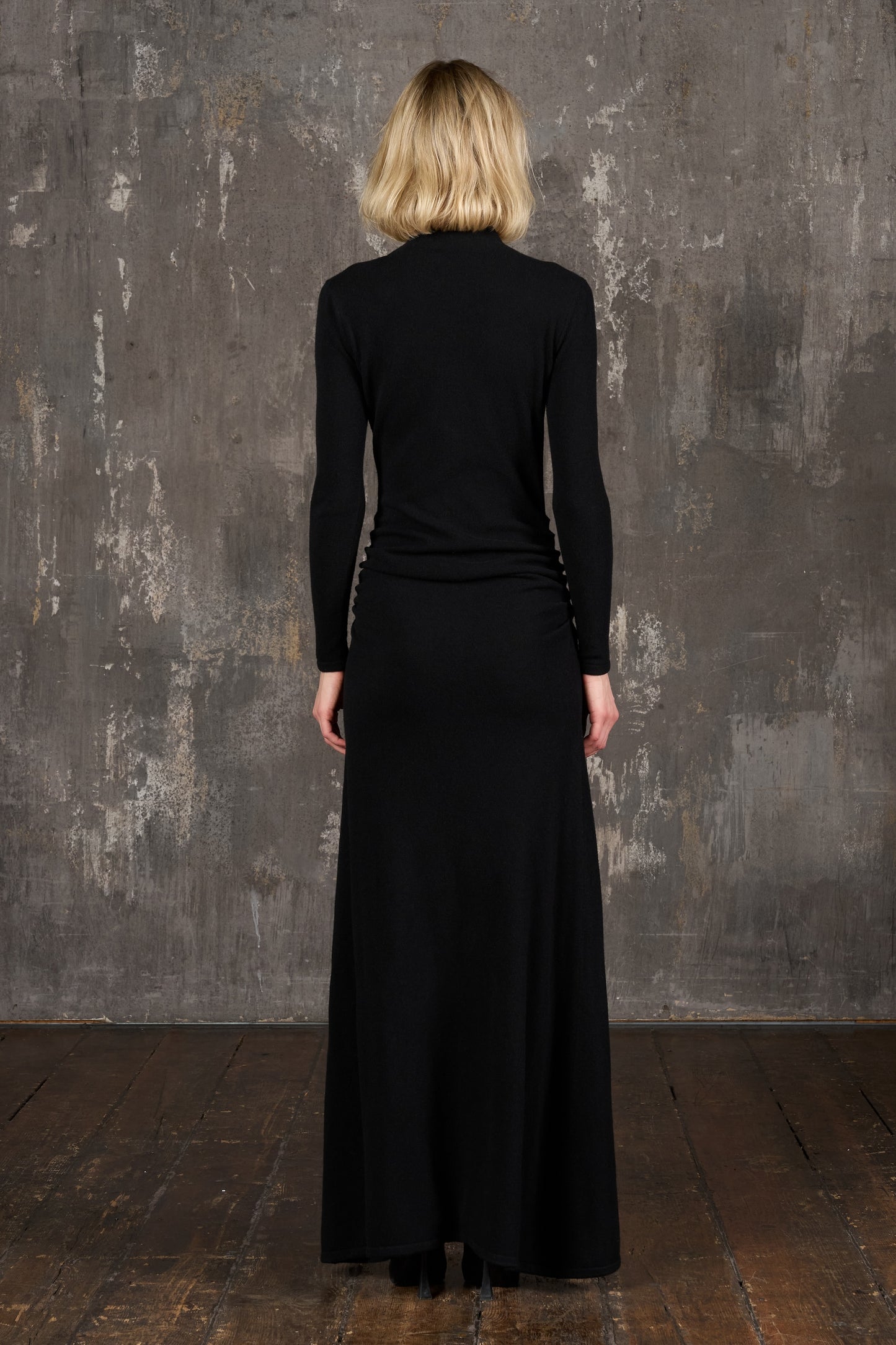 Wool Cashmere Long Dress