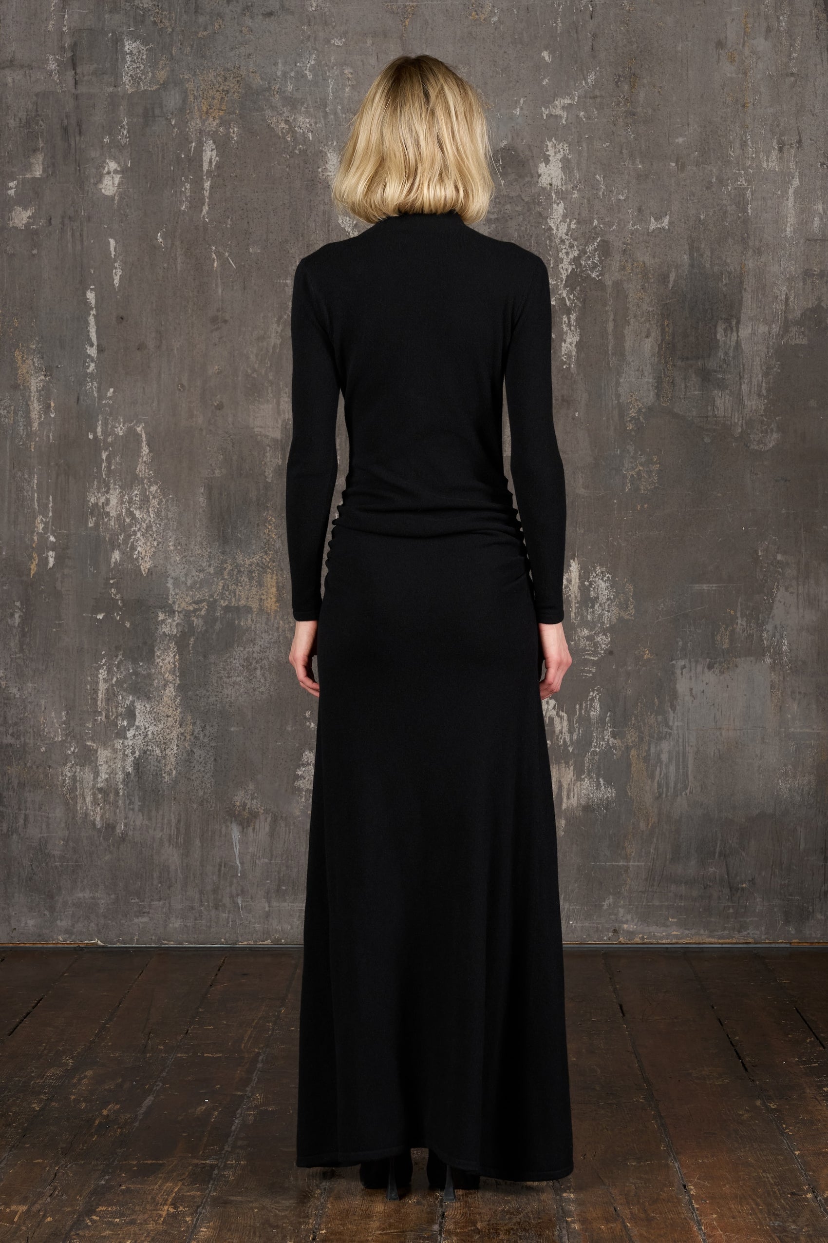 Wool Cashmere Long Dress