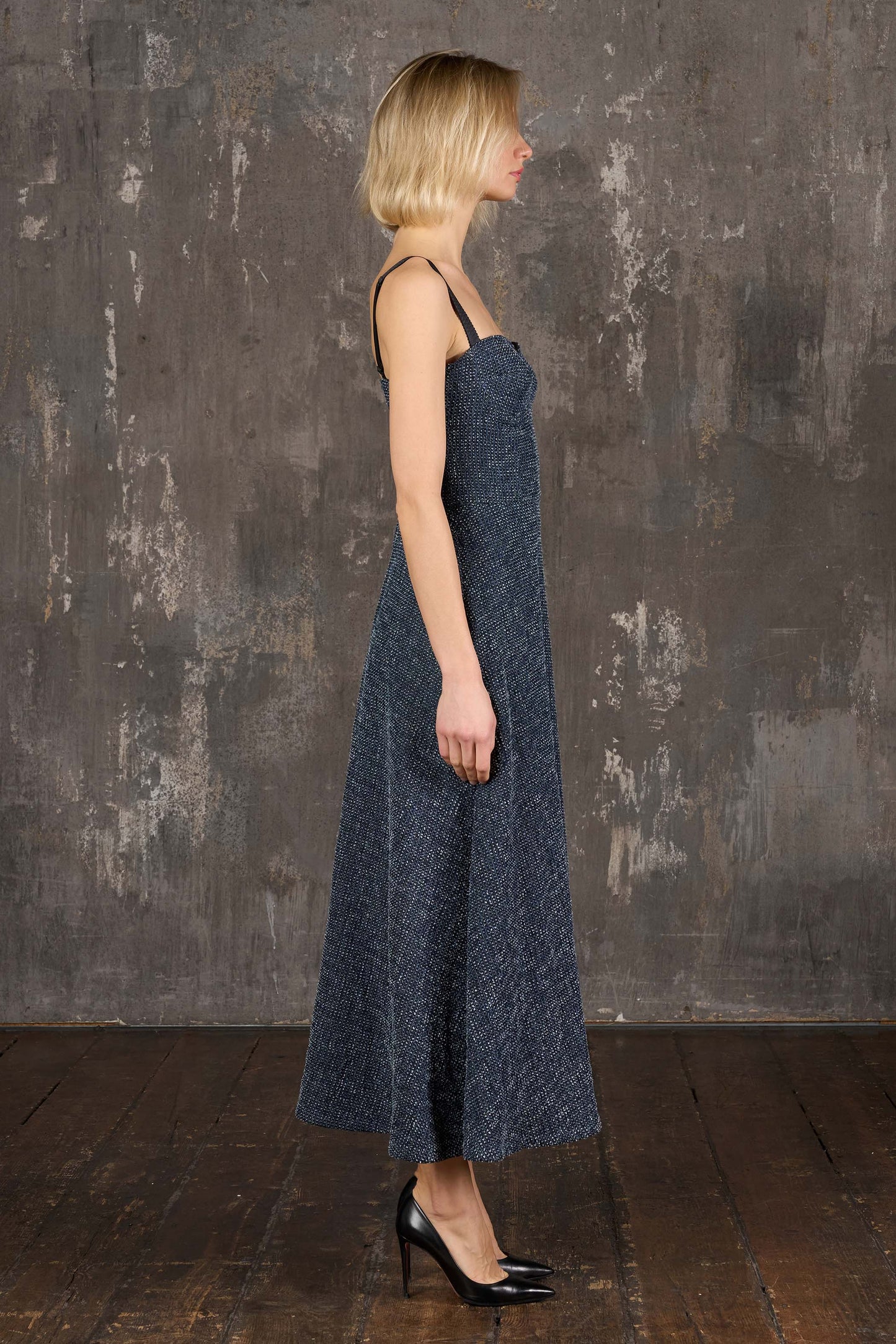 Denim Long Dress