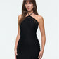 LACE OVERLAY BUTTON DRESS