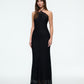 LACE OVERLAY BUTTON DRESS