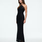 LACE OVERLAY BUTTON DRESS