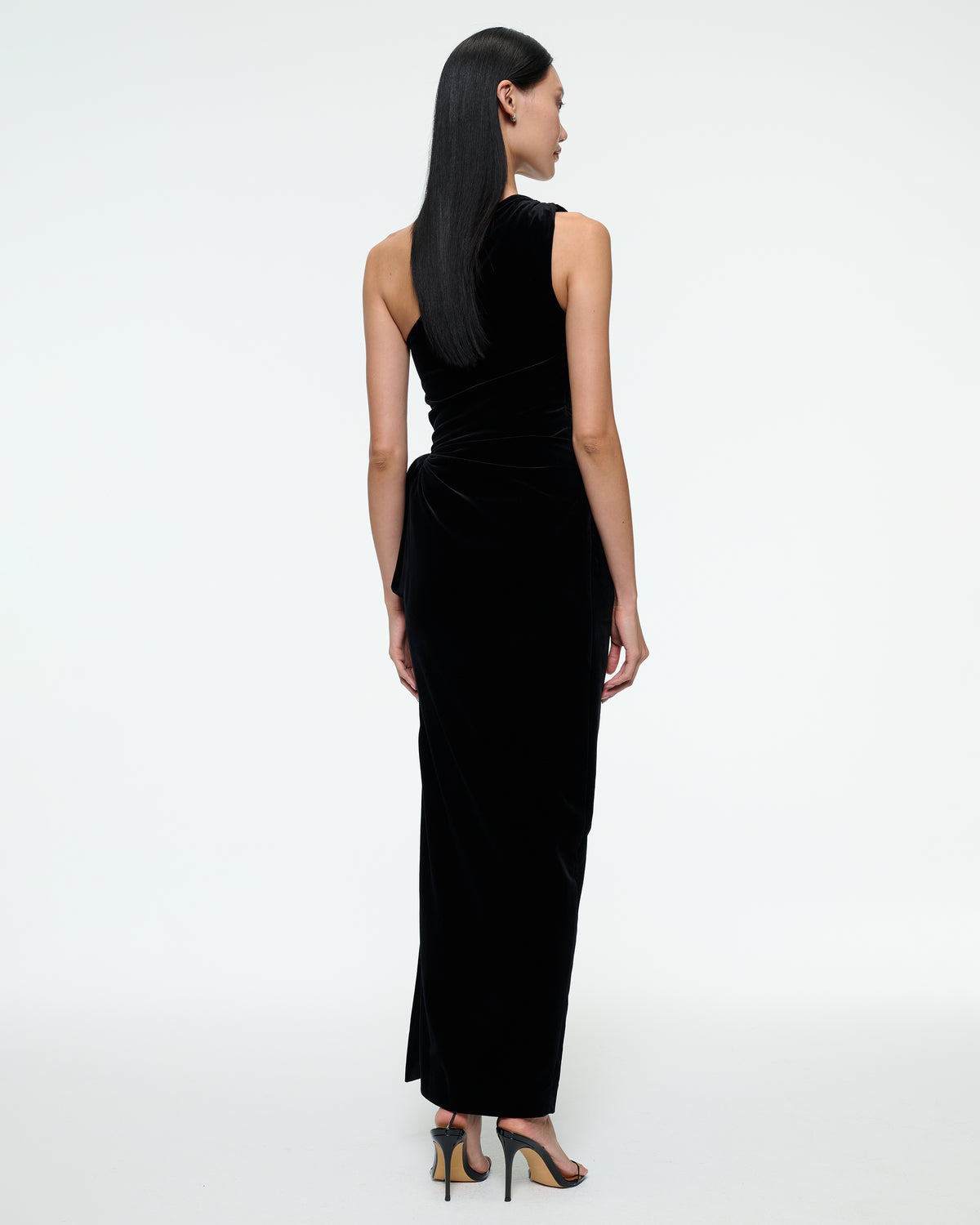 VELVET BOW DRESS