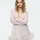 FEATHER CARDIGAN IN IVORY