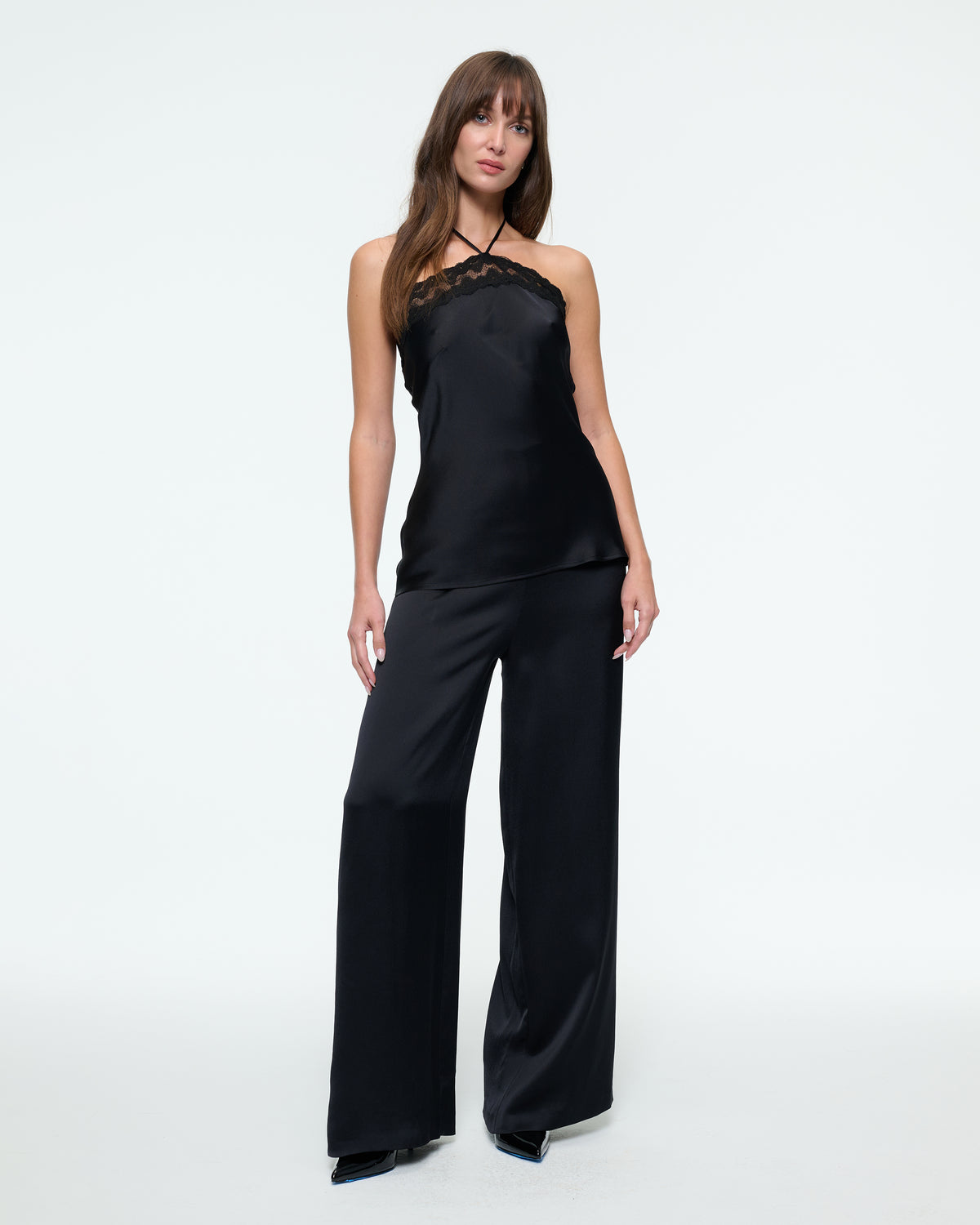 SILK PANT IN BLACK