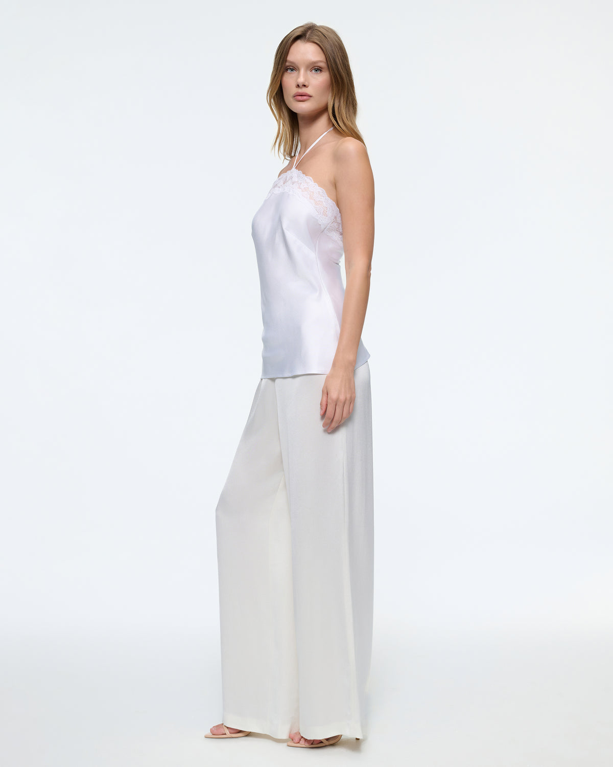 SILK PANT IN WHITE