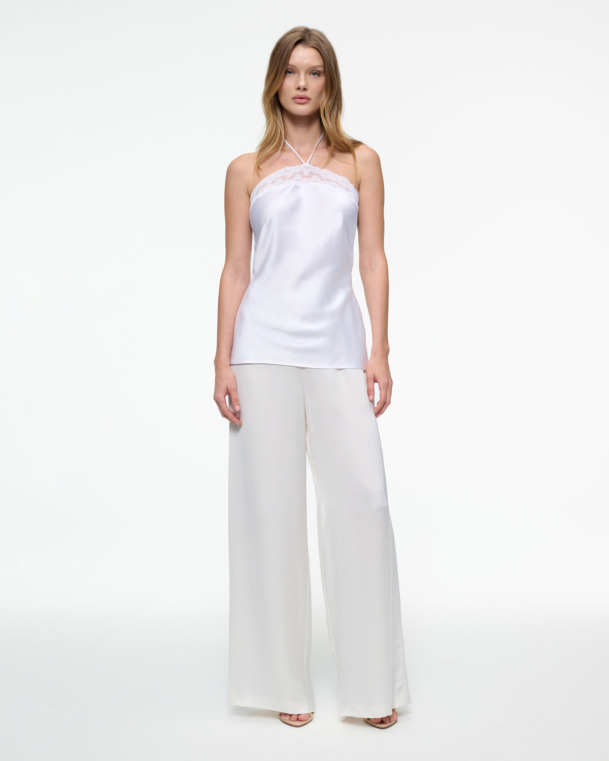 SILK PANT IN WHITE