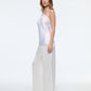 SILK BUTTON TOP IN WHITE
