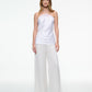 SILK BUTTON TOP IN WHITE