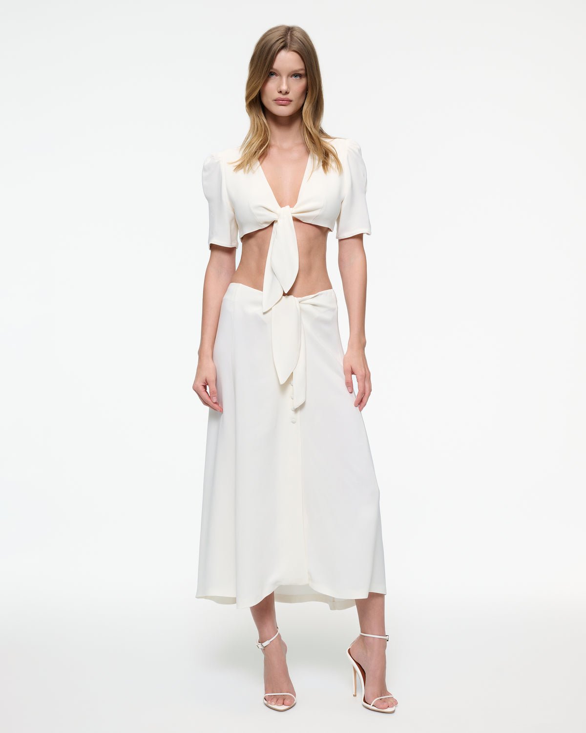 TIED TOP IN WHITE