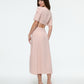 TIED SKIRT IN LIGHT PINK