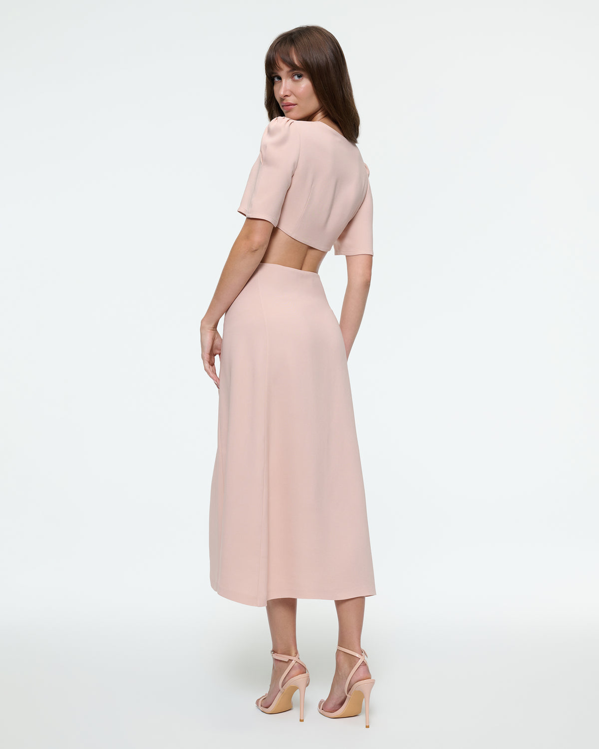 TIED SKIRT IN LIGHT PINK