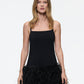 DROP WAIST FEATHER DRESS