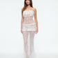 WHITE CROCHET DRESS