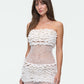 WHITE CROCHET DRESS
