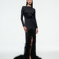 SILK SATIN LONG DRESS