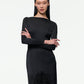 SILK SATIN LONG DRESS