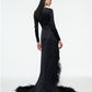 SILK SATIN LONG DRESS