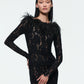 LACE MIDI DRESS