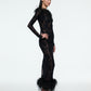 LACE MIDI DRESS