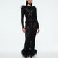 LACE MIDI DRESS
