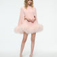 MINI FEATHER CAPE DRESS