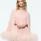 MINI FEATHER CAPE DRESS