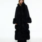 LONG SHEARLING WOOL COAT