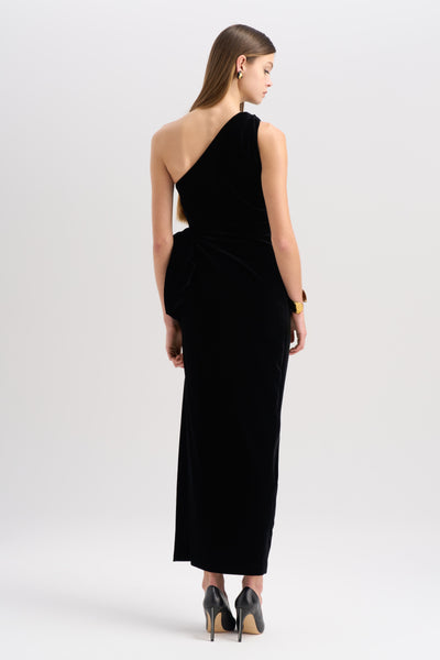 VELVET BOW DRESS