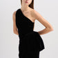 VELVET BOW DRESS
