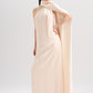 DRAPED SHAWL GOWN