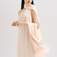 DRAPED SHAWL GOWN