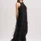 BEADED FEATHER DRESS