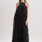 BEADED FEATHER DRESS