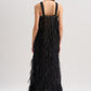 BEADED FEATHER DRESS