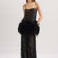 EMBROIDERED FEATHER DRESS
