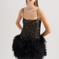 EMBROIDERED FEATHER DRESS