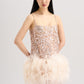 EMBROIDERED FEATHER DRESS