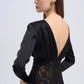 SILK DRESS WITH LACE