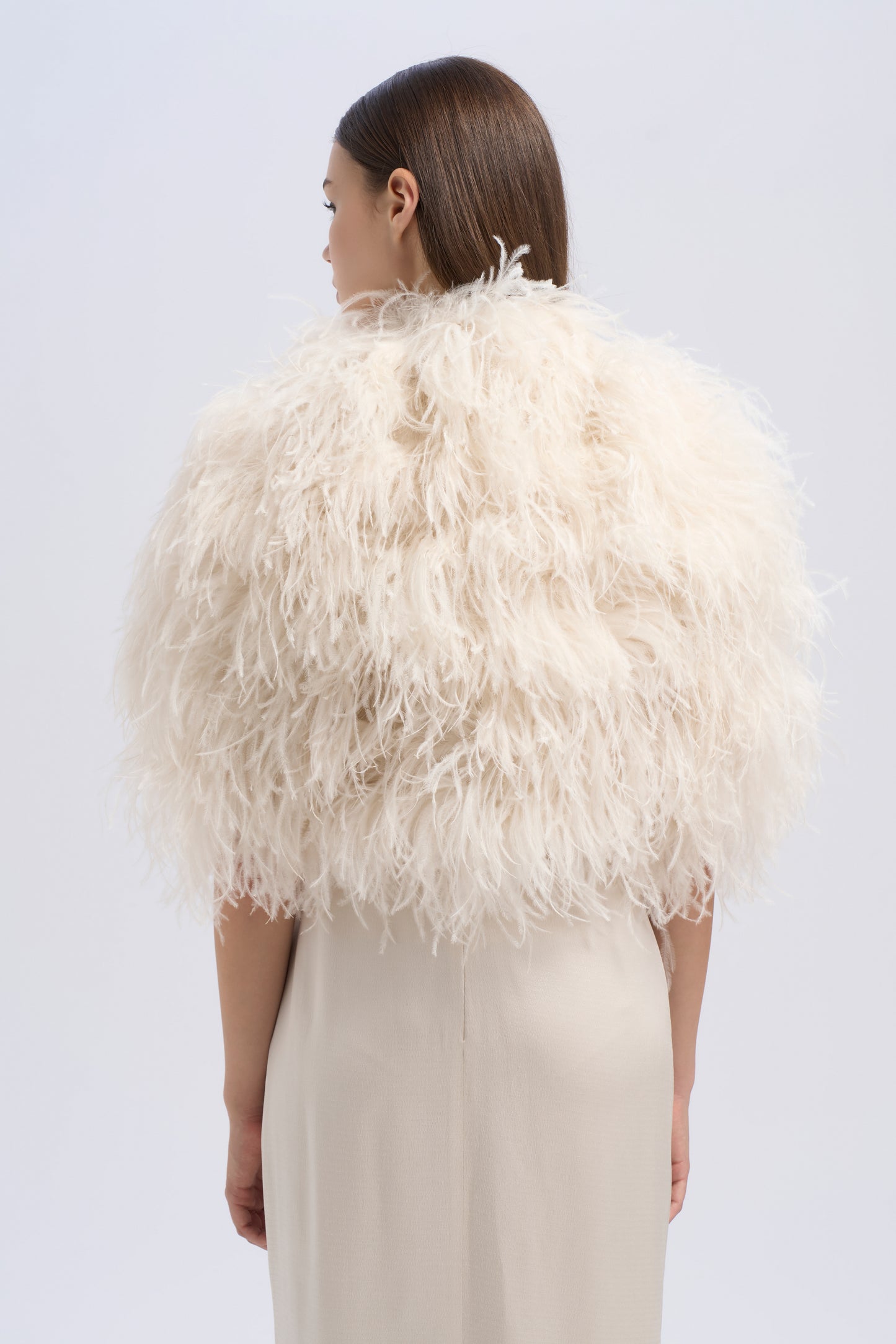FEATHER CAPELET