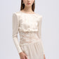 SILK DRESS WITH LACE